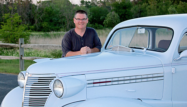 Kurt Mikuta, NAPA Wholesale Markets Manager, and his ‘38 Chevy Master Deluxe.
